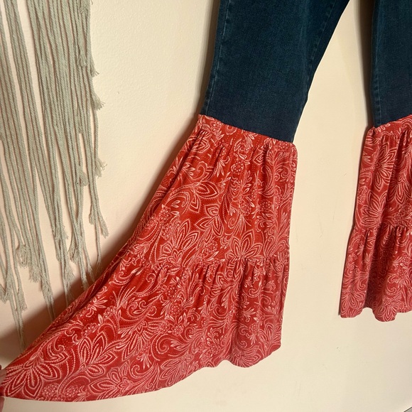 Upcycled Hippie Bell Bottoms - Picture 2 of 3